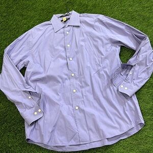 Vintage Men’s Express Stretch Button Down Shirt - Medium Purple